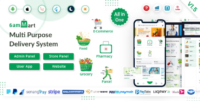 6amMart - Multivendor Food, Grocery, eCommerce, Parcel, Pharmacy delivery app with Admin & Website - Entrega de Alimentos