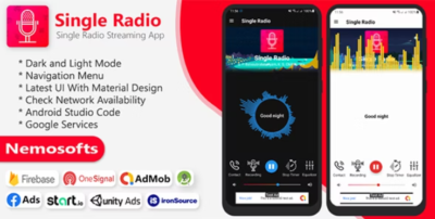 Rádio Android - Aplicativo de transmissão de rádio único